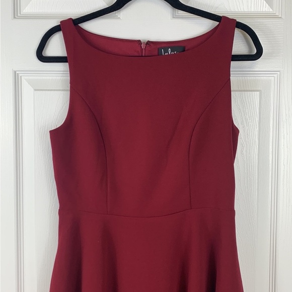 Lulus fall for you burgundy skater dress sz med - Picture 6 of 12